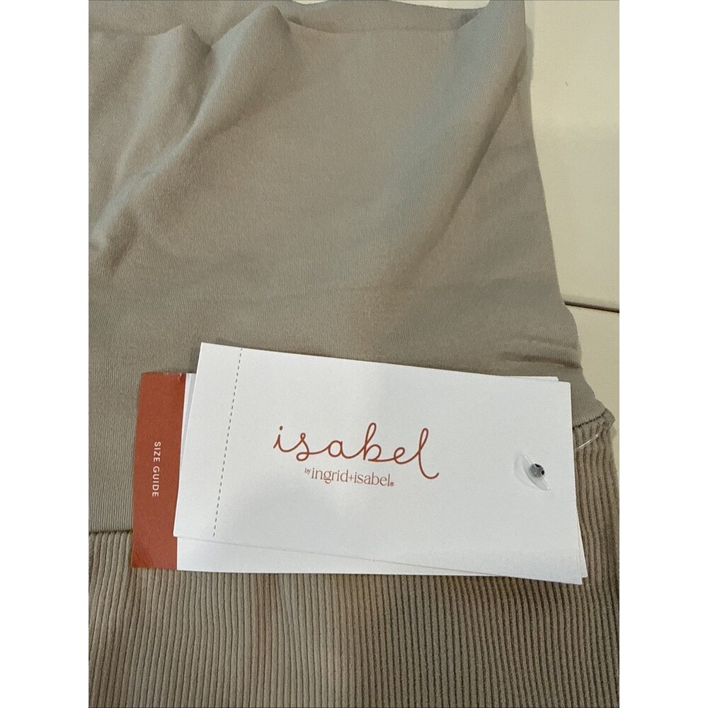 New Isabel Ingrid+Isabel Seamless Bike Shorts Taupe Size Small